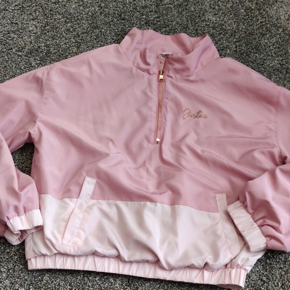 Justice Other - Justice zip pullover lined jacket